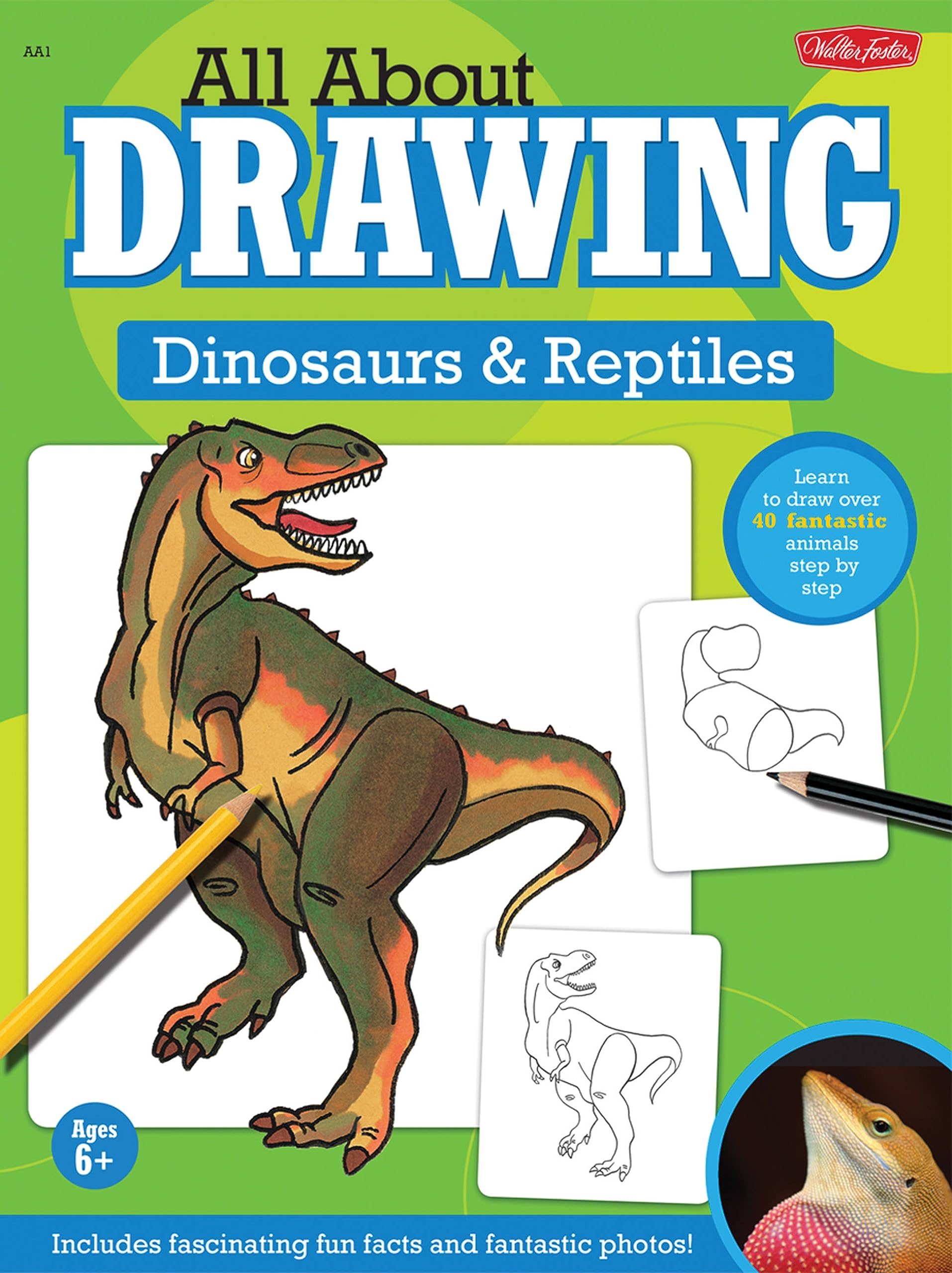 All About Drawing Dinosaurs & Reptiles