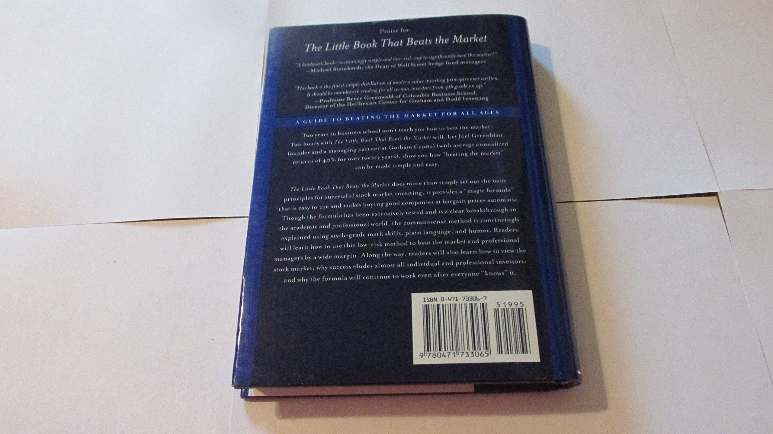 The Little Book That Beats the Market,New