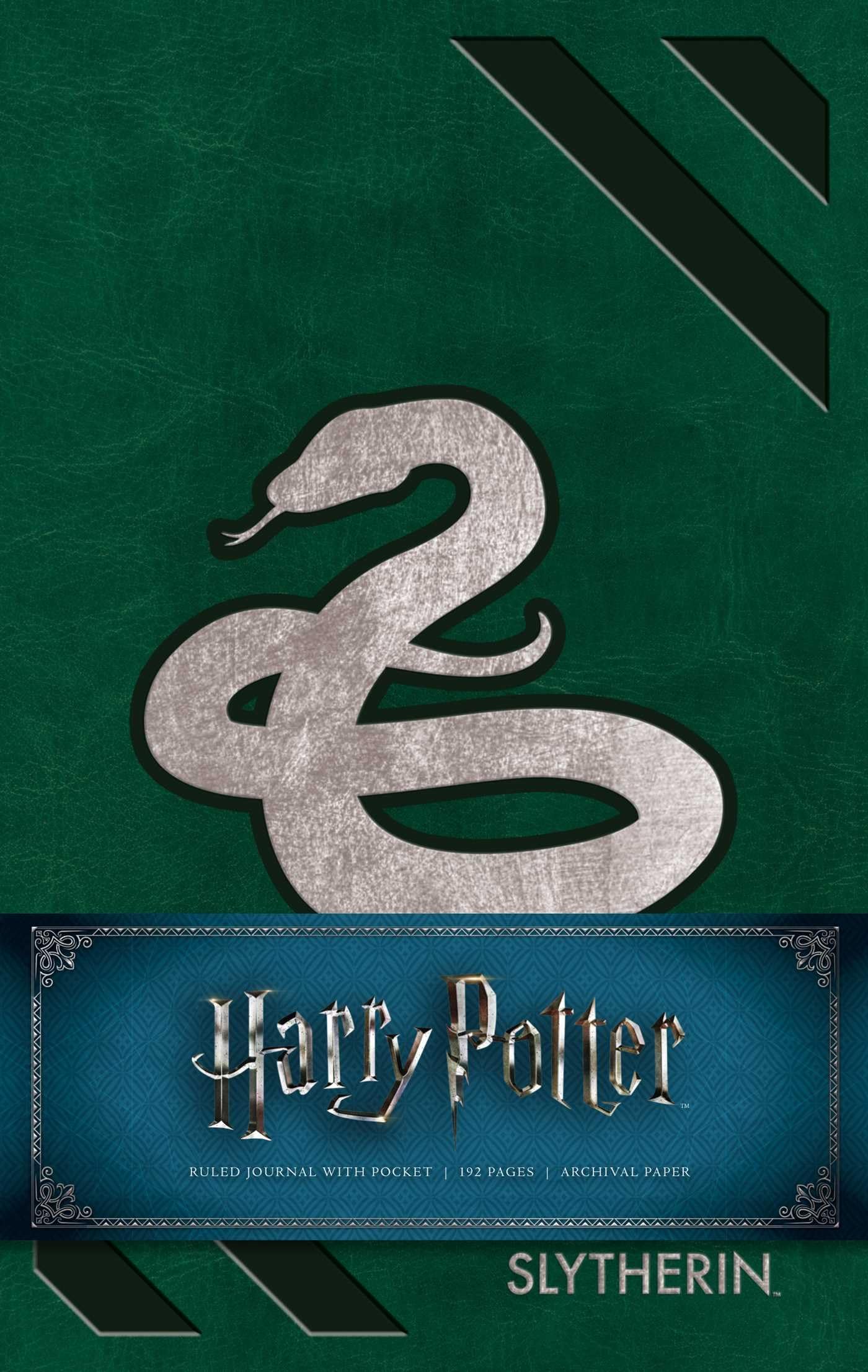 Harry Potter: Slytherin Hardcover Ruled Journal,Used