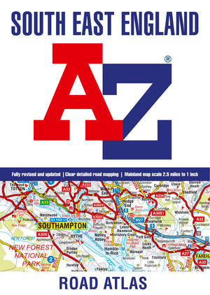South East England AZ Road Atlas,Used