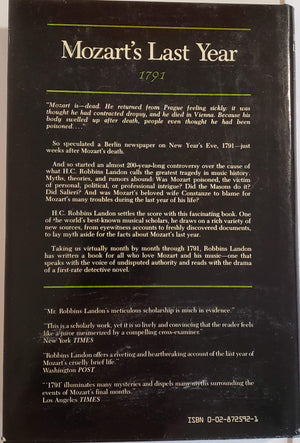 1791: Mozart's Last Year,New