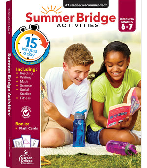 Summer Bridge Activities 6Th To 7Th Grade Workbooks All Subjects, Middle School Books With Math, Reading Comprehension, Science,