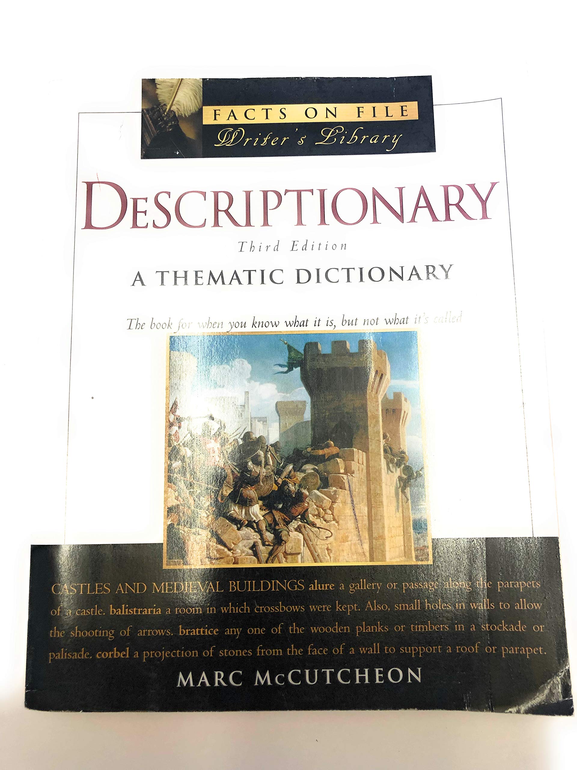Descriptionary: A Thematic Dictionary,New