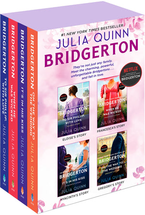 Bridgerton Boxed Set 58: To Sir Phillip, With Love / When He Was Wicked / Its in His Kiss / On the Way to the Wedding