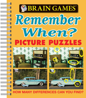 Brain Games  Picture Puzzles: Remember When?  How Many Differences Can You Find?,Used