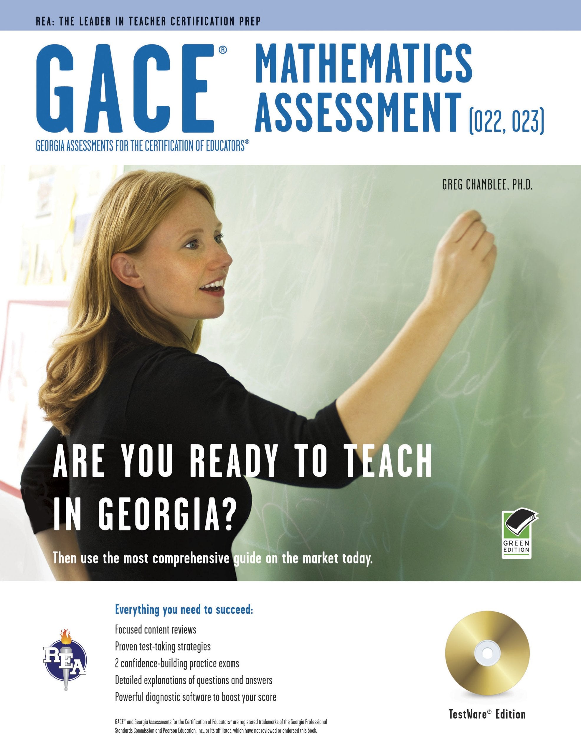 Georgia GACE High School Math Assessment (022, 023) w/ CDROM (Georgia GACE Test Preparation),New