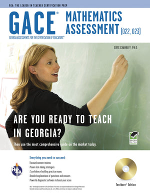 Georgia GACE High School Math Assessment (022, 023) w/ CDROM (Georgia GACE Test Preparation),New