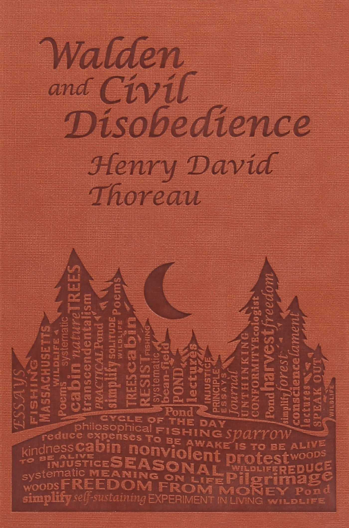 Walden and Civil Disobedience (Word Cloud Classics),Used