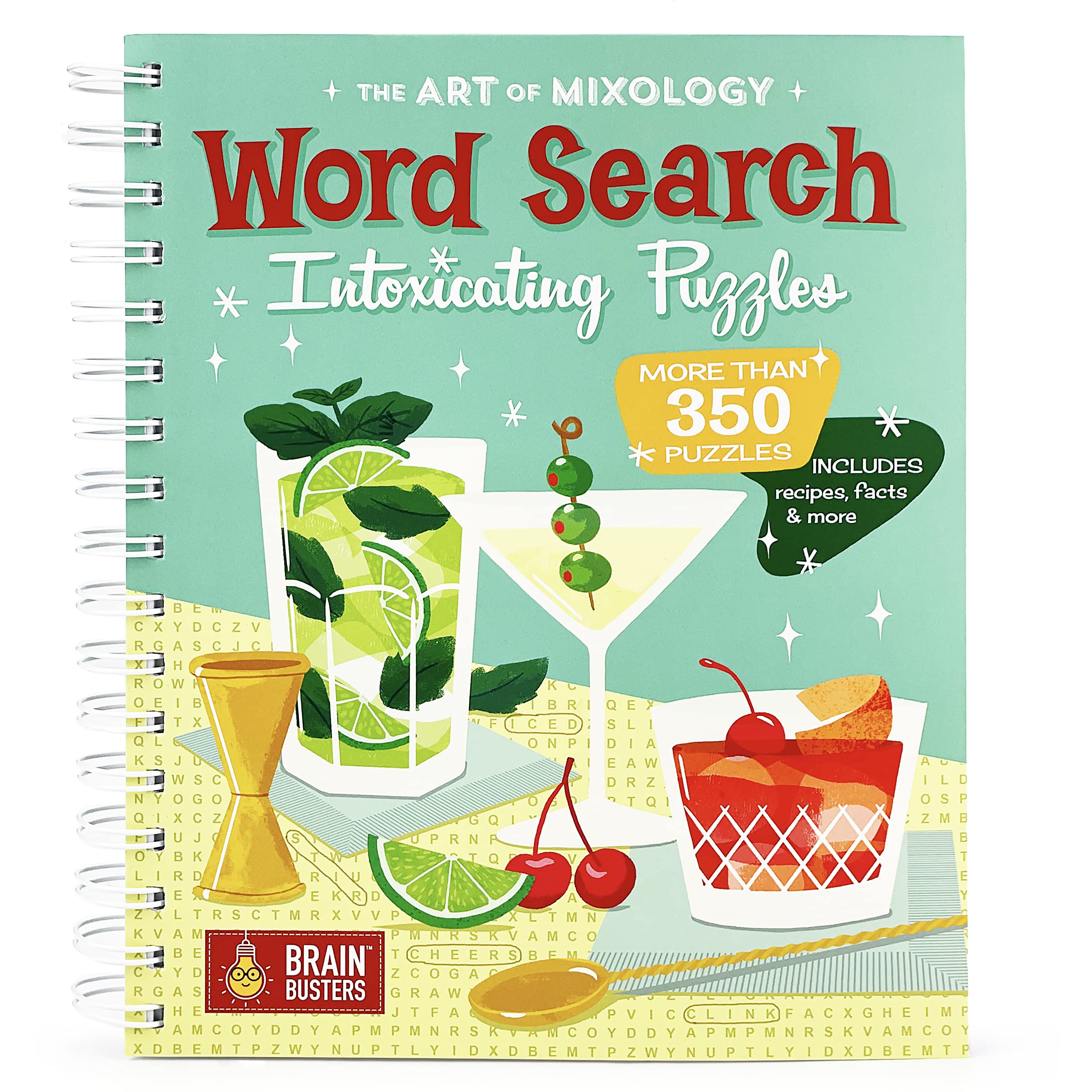 Art Of Mixology Intoxicating Word Search Puzzles: More Than 350 Puzzles! Includes Recipes, Fun Facts, Jokes And More From The Cr,Used