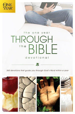 The One Year Through the Bible Devotional: 365 Devotions That Guide You Through God's Word within a Year (One Year Books),Used
