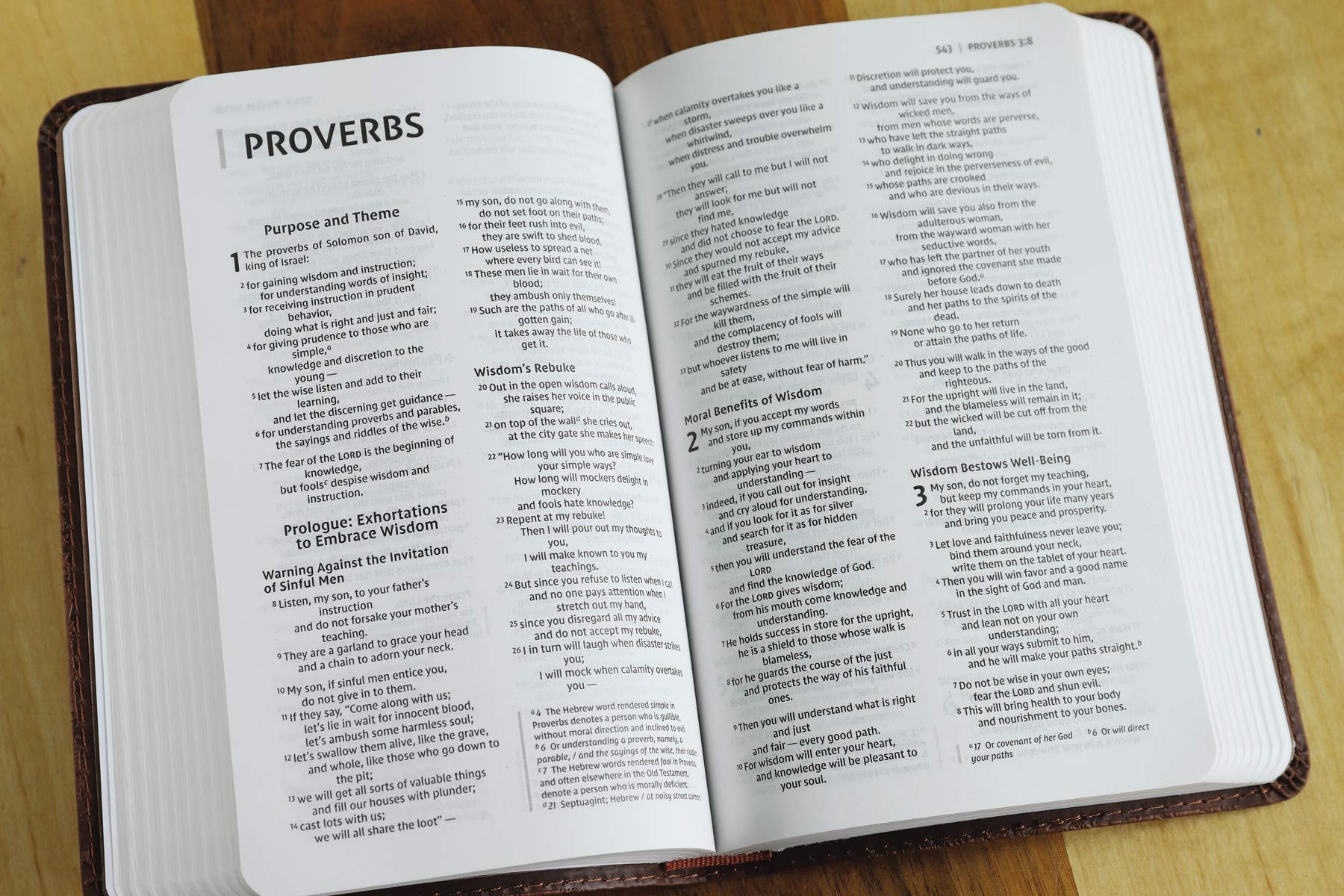 NIV, Graduation Gift, Bible Pack, Brown, Red Letter,Used