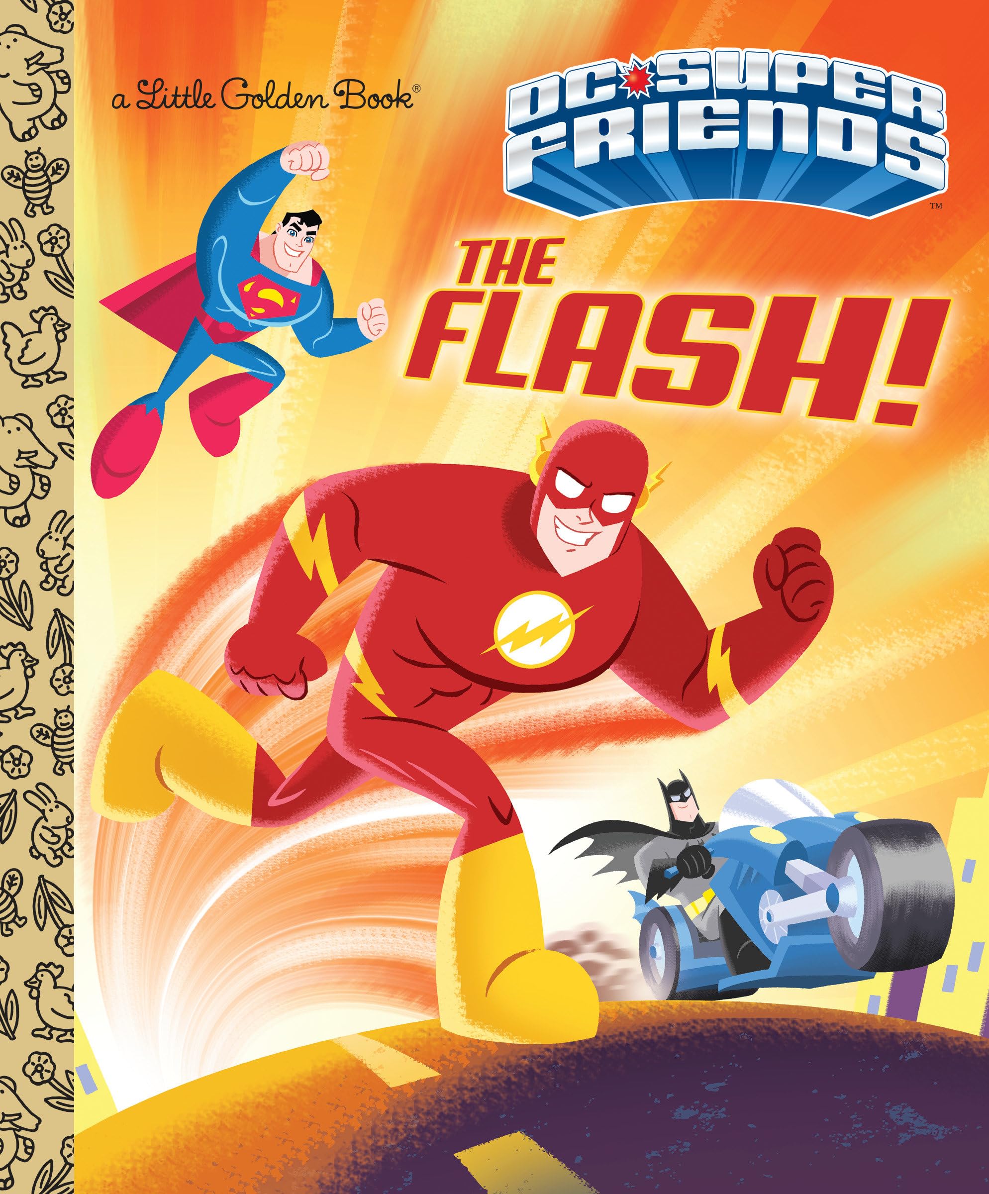 The Flash! (DC Super Friends) (Little Golden Book),New