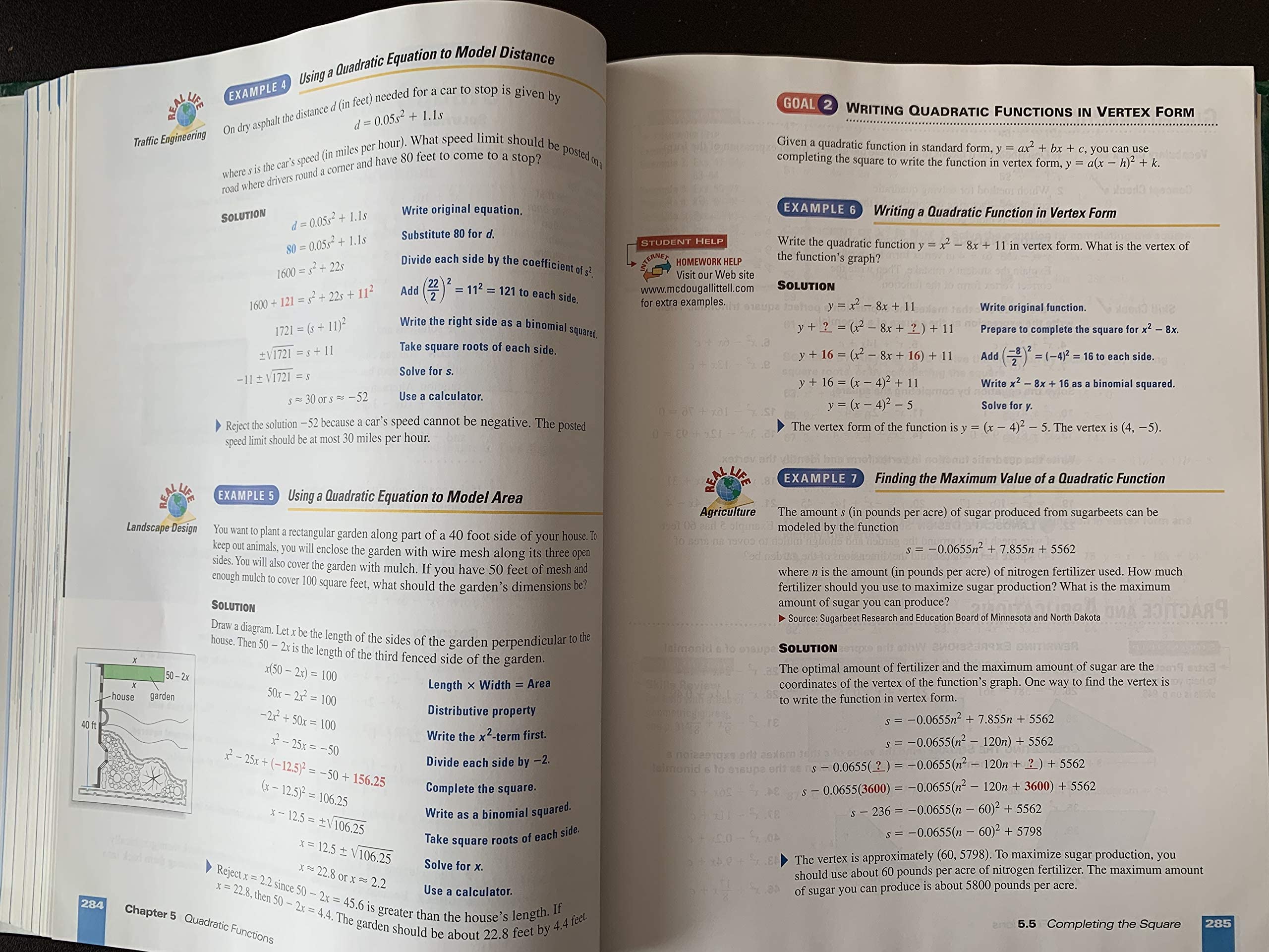McDougal Littell Algebra 2: Student Edition (C) 2004 2004,Used
