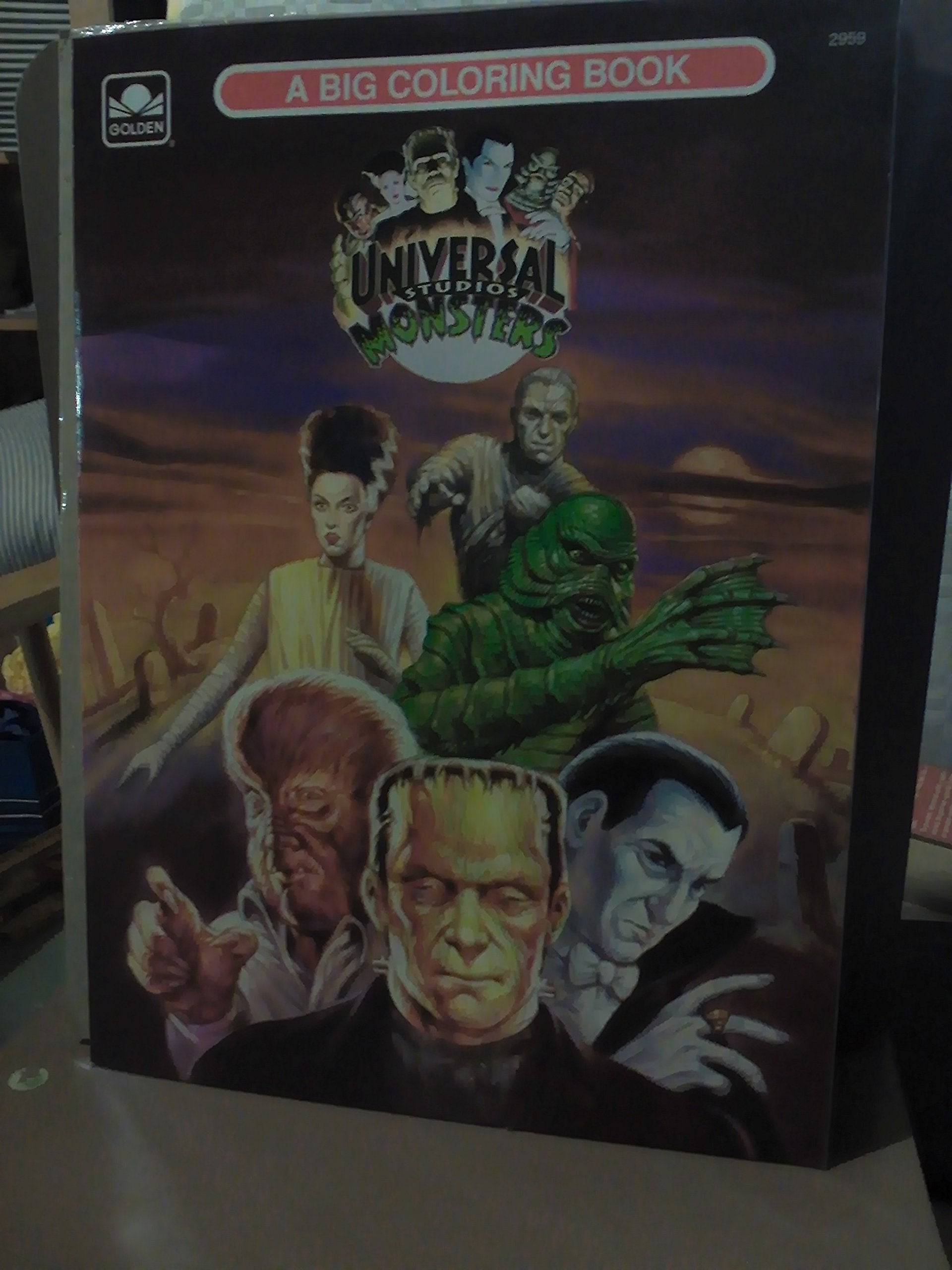 Universal Studios Monsters: A Big Coloring Book (A Golden Book),Used