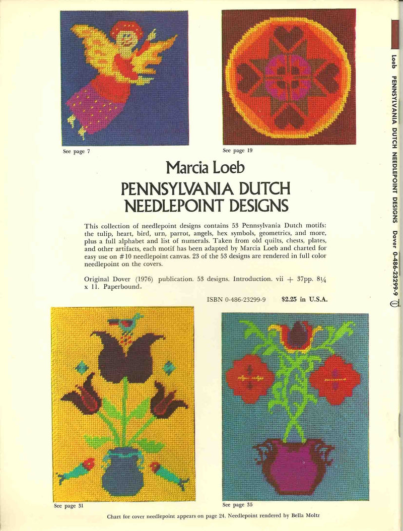 Pennsylvania Dutch Needlepoint Designs: Charted for Easy Use,Used