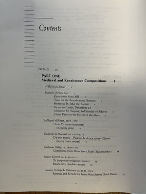 Anthology for Musical Analysis, Postmodern Update,Used