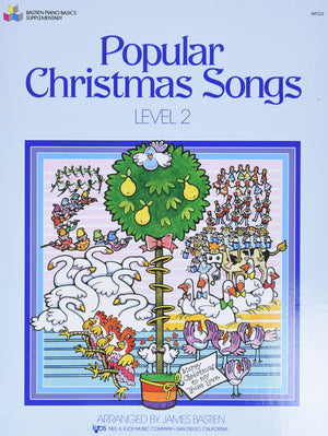 WP222  Popular Christmas Songs Level 2  Bastien,Used