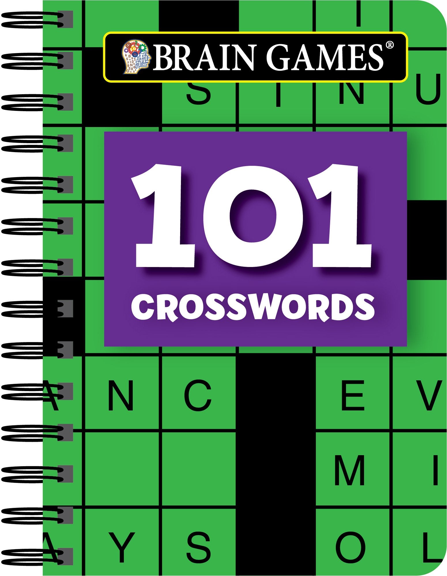 Brain Games  To Go  101 Crosswords,Used