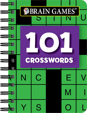 Brain Games  To Go  101 Crosswords,Used