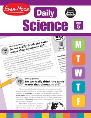 Evan-Moor Daily Science Workbook for Grade 5 - Engaging Activities & Lessons for Young Learners