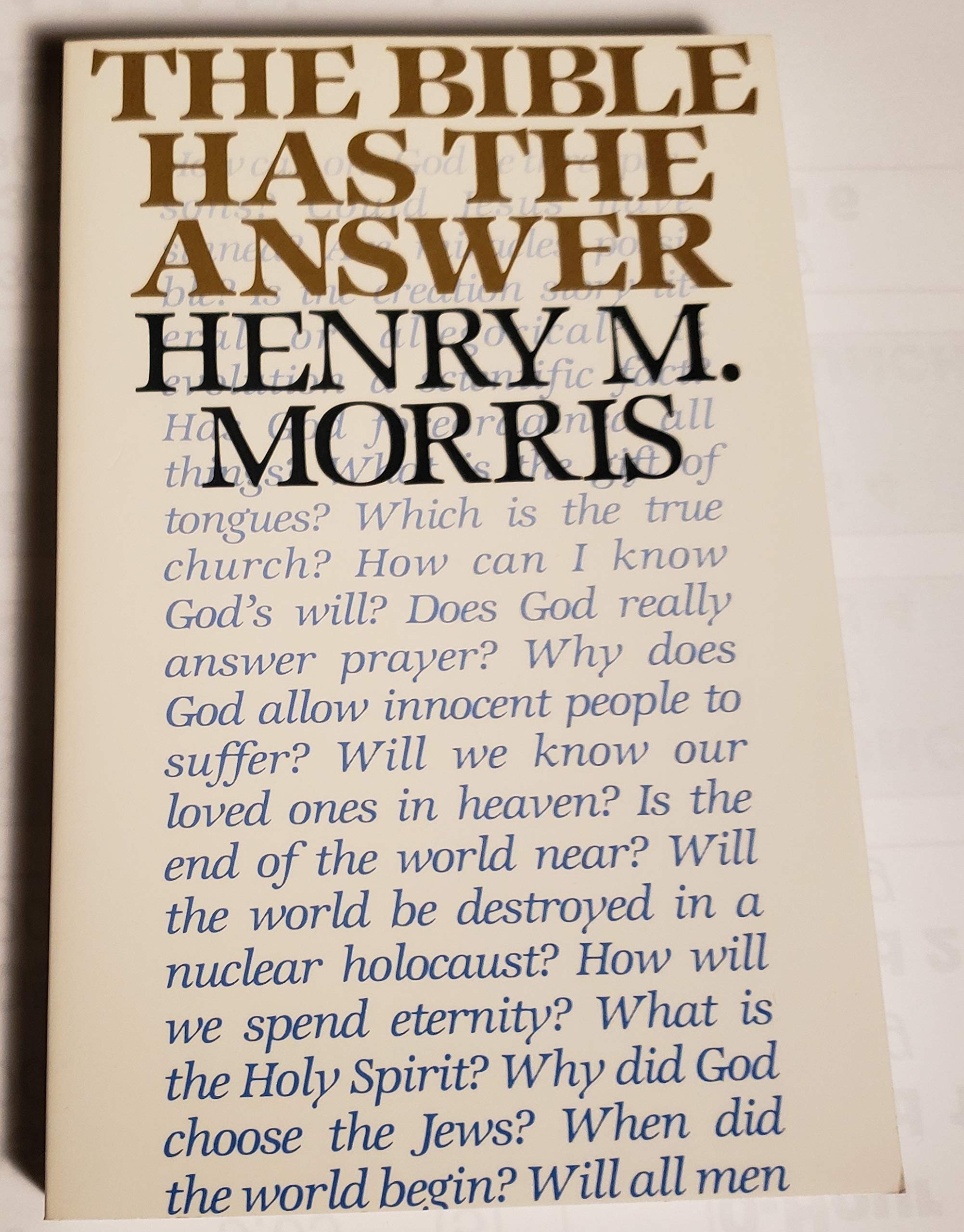 Bible Has the Answer,Used