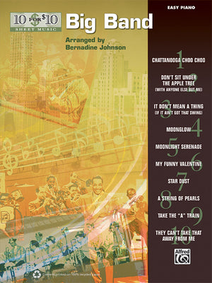 10 For 10 Sheet Music Big Band Classics: Piano Solos,Used