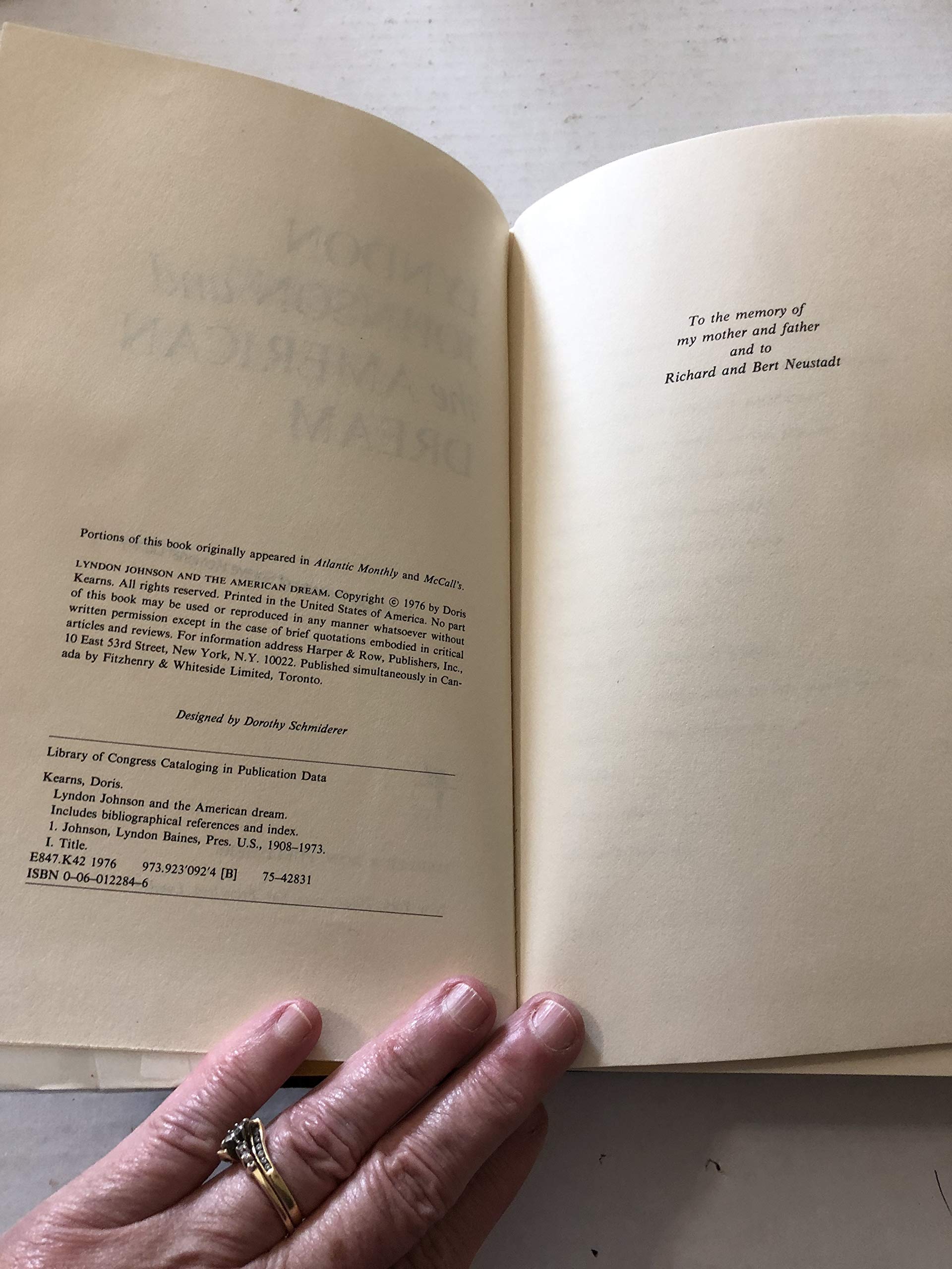 Lyndon Johnson and the American Dream,Used