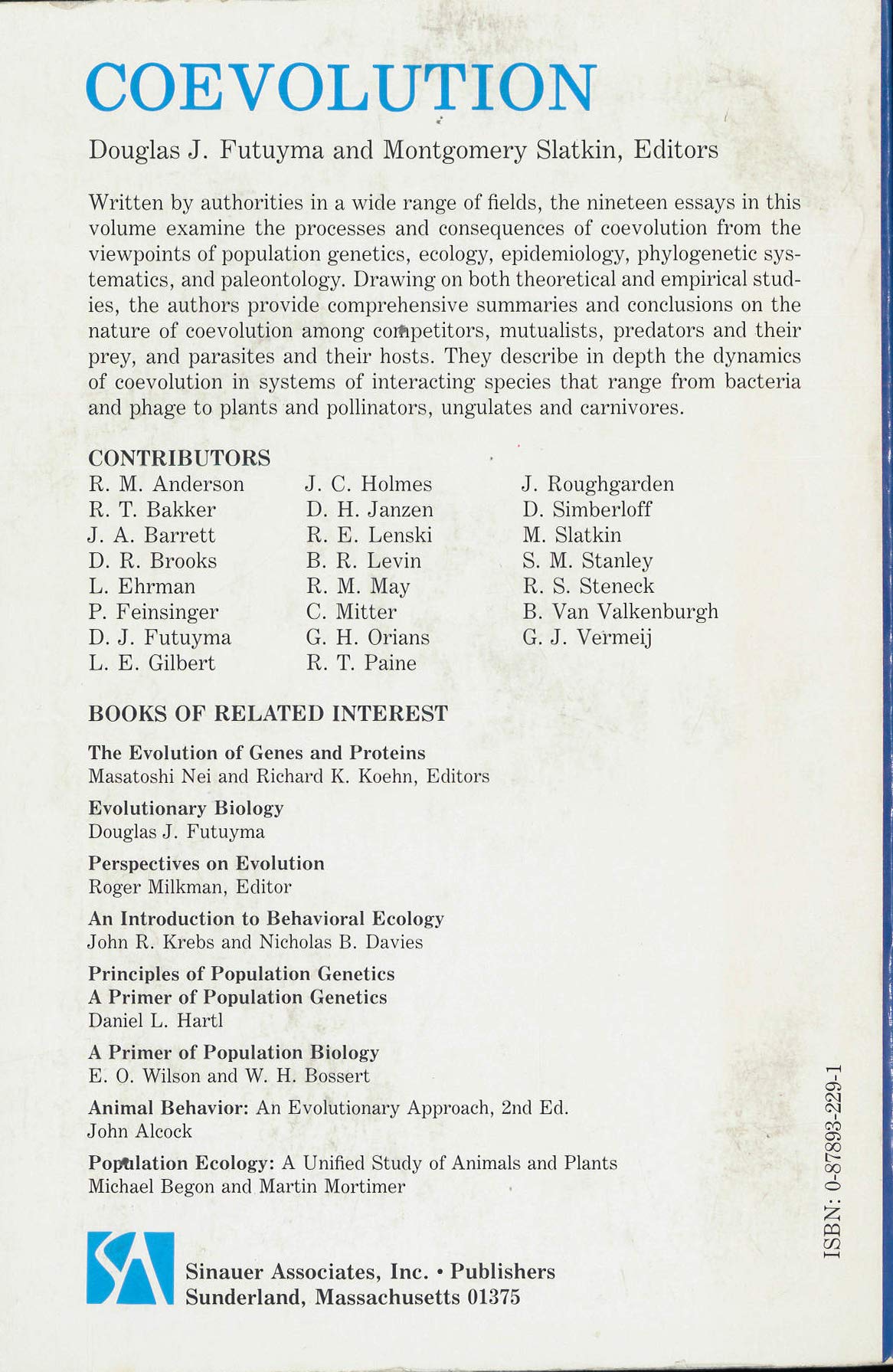 Coevolution,Used