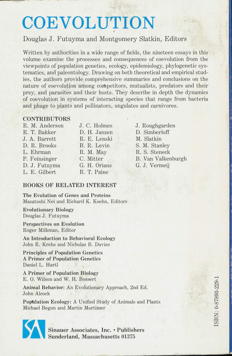 Coevolution,Used