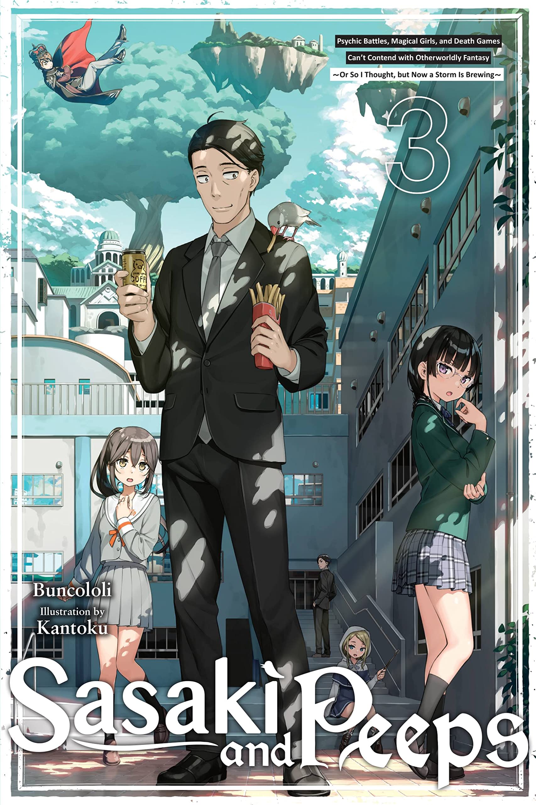 Sasaki And Peeps, Vol. 3 (Light Novel): Psychic Battles, Magical Girls, And Death Games Cant Contend With Otherworldly Fantasy ~,Used