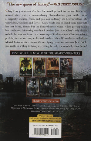 The Mortal Instruments: City of Bones / City of Ashes / City of Glass / City of Fallen Angels,New