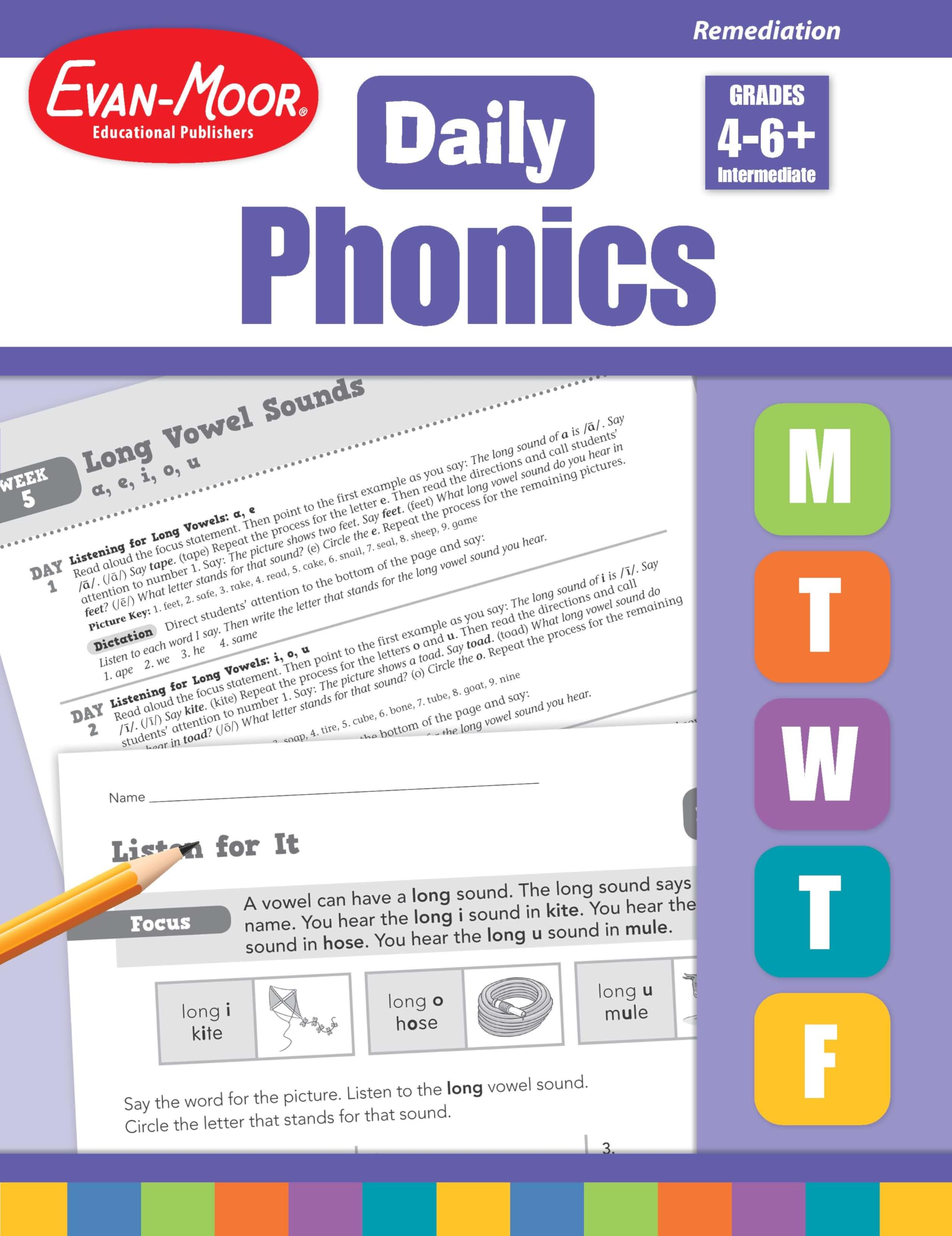 Evanmoor Daily Phonics Book, Teacher'S Edition, Grade 46,Used