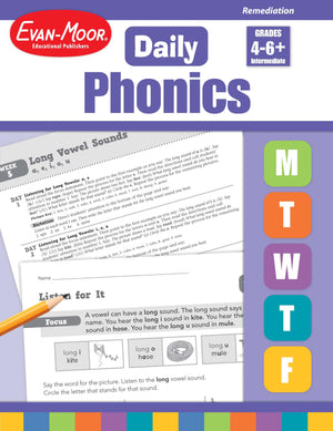 Evanmoor Daily Phonics Book, Teacher'S Edition, Grade 46,Used