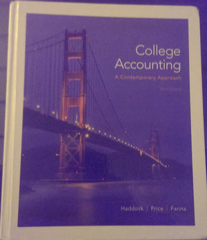 College Accounting (A Contemporary Approach)  Standalone book