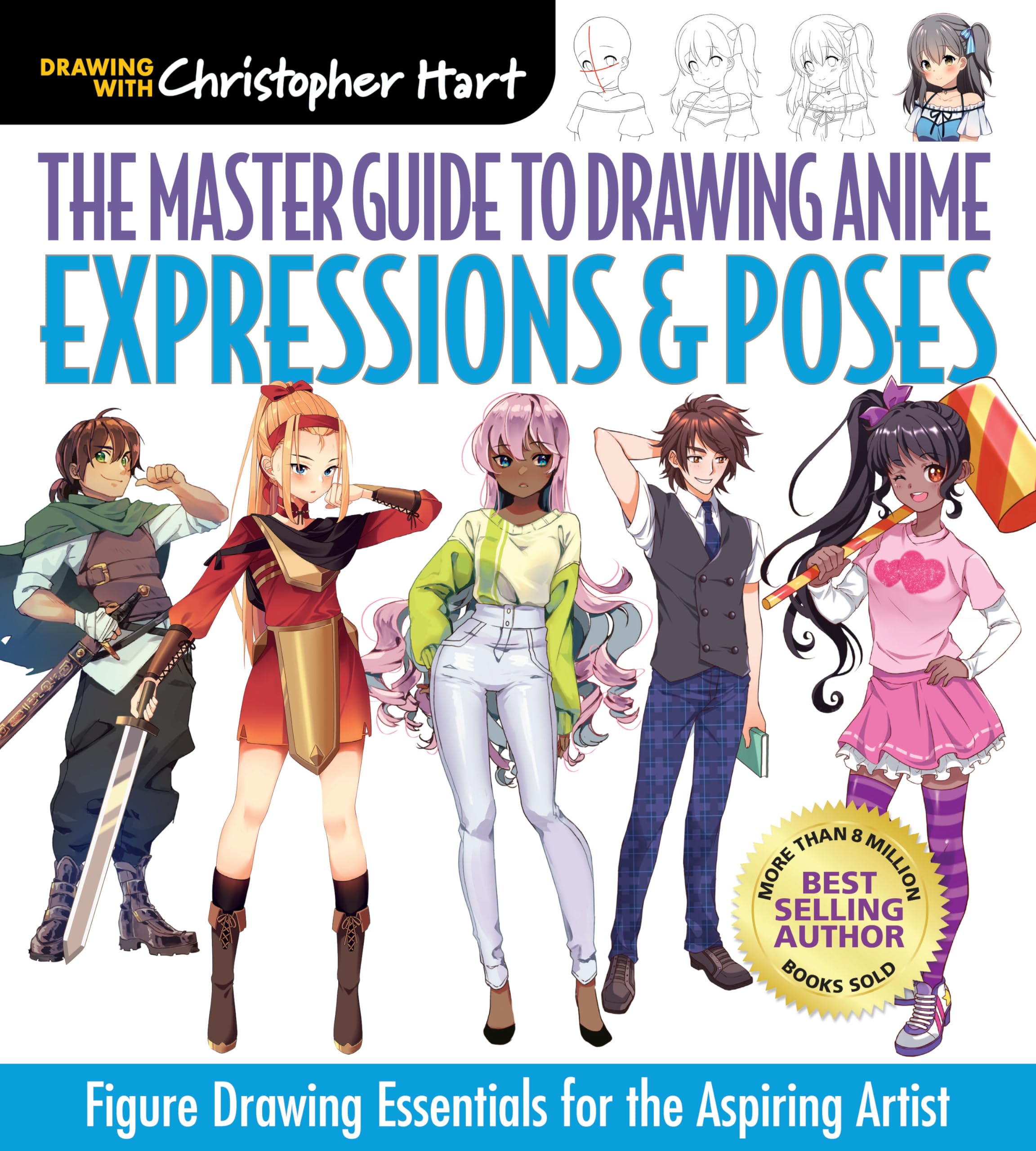 The Master Guide to Drawing Anime: Expressions & Poses: Figure Drawing Essentials for the Aspiring Artist  A How to Draw Anime ,Used
