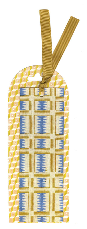 From The Block Shop Studio: Desert Plaid Bookmark (Block Shop Gift Collection)