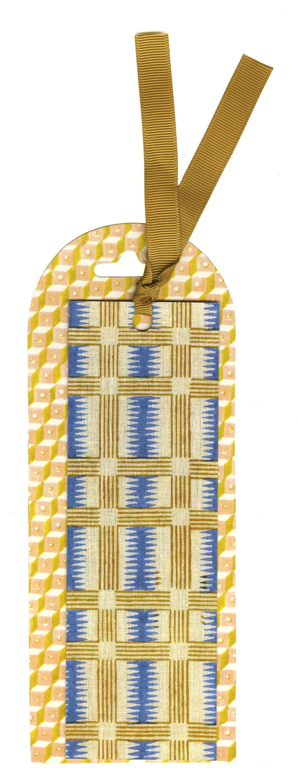 From The Block Shop Studio: Desert Plaid Bookmark (Block Shop Gift Collection)