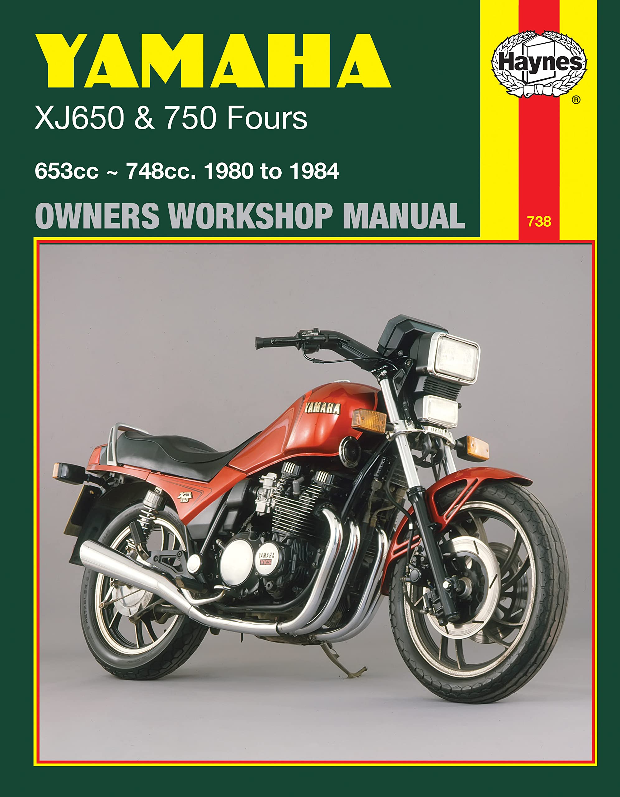 Yamaha XJ650 & 750 Fours (80  84) Haynes Repair Manual,Used