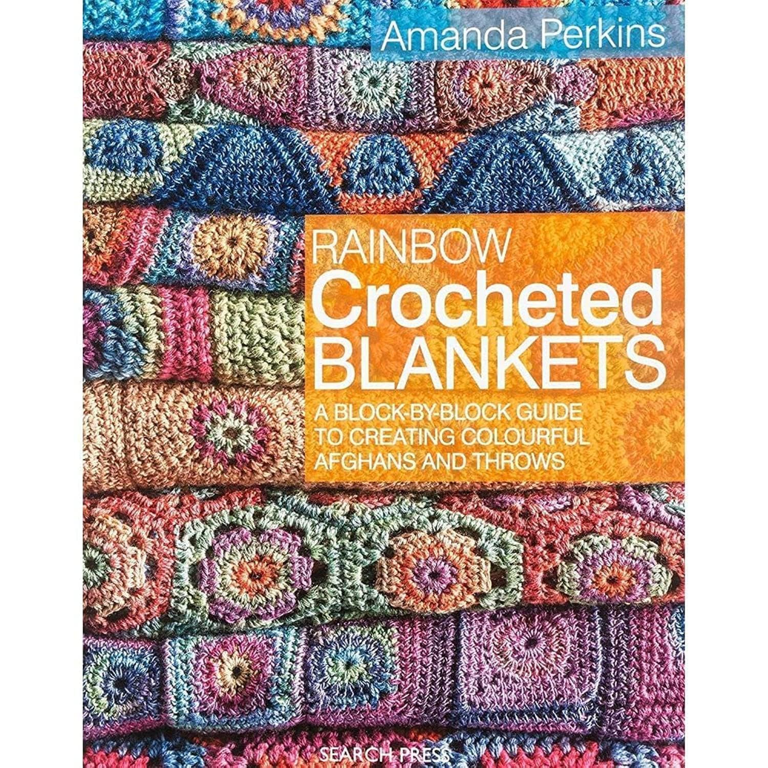 Rainbow Crocheted Blankets,Used
