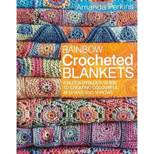 Rainbow Crocheted Blankets,Used