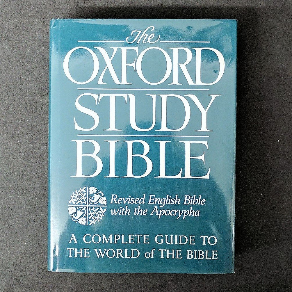 The Oxford Study Bible: Revised English Bible with Apocrypha,Used