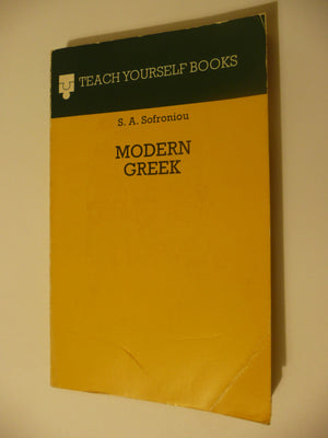 Modern Greek (Teach yourself books),Used