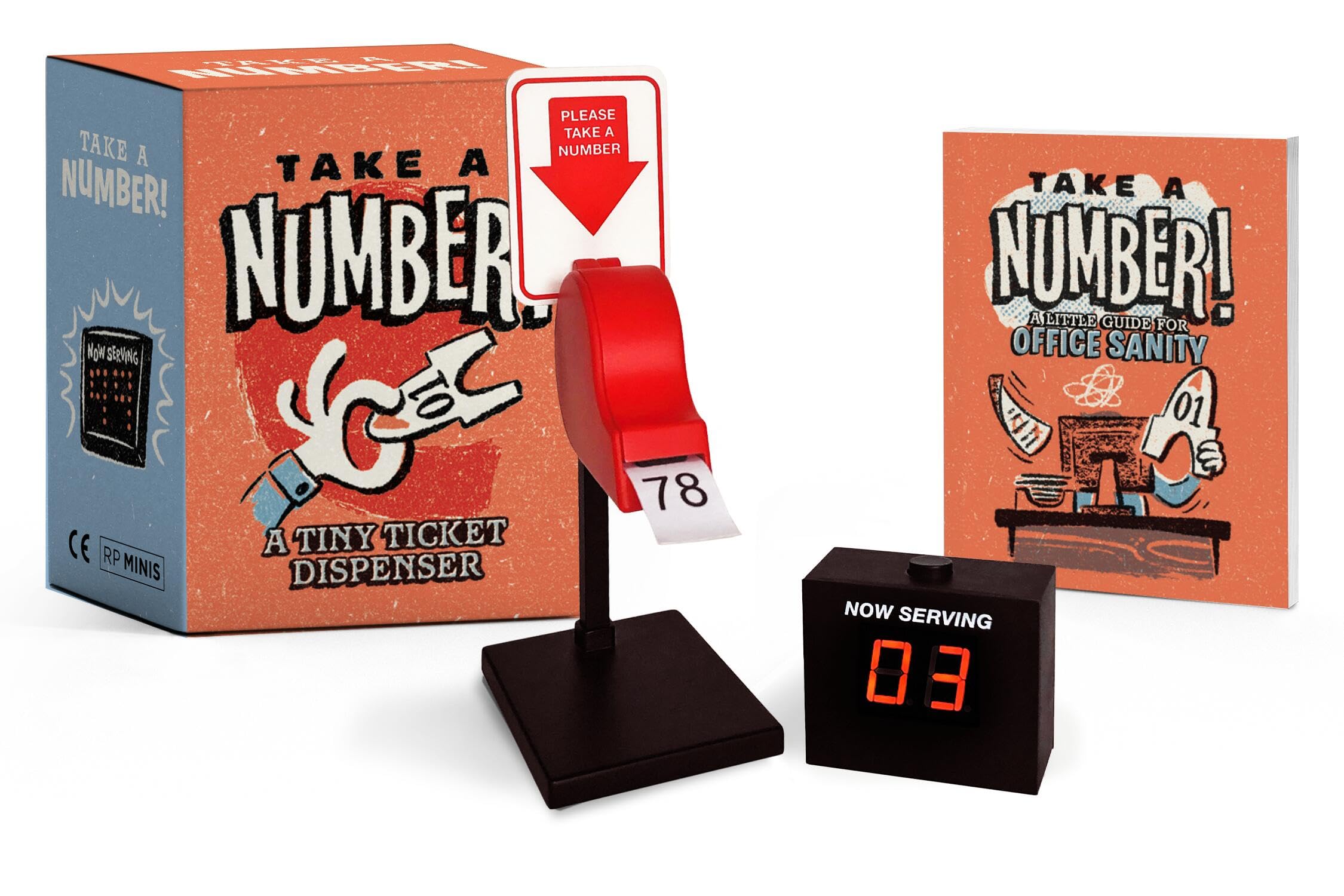 Take A Number!: A Tiny Ticket Dispenser (Rp Minis)-new