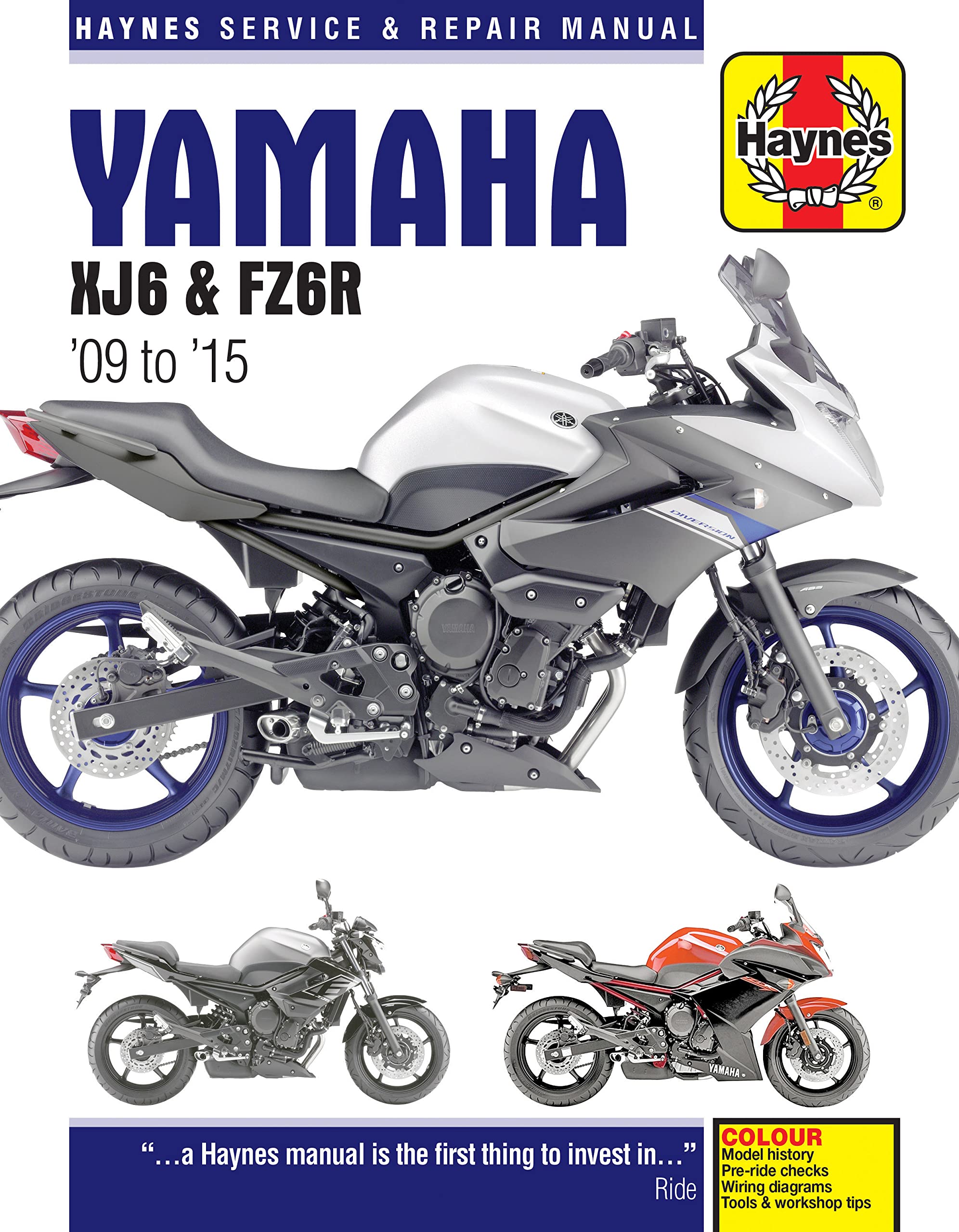 Yamaha XJ6 & FZ6R, '09'15 (Haynes Powersport),Used