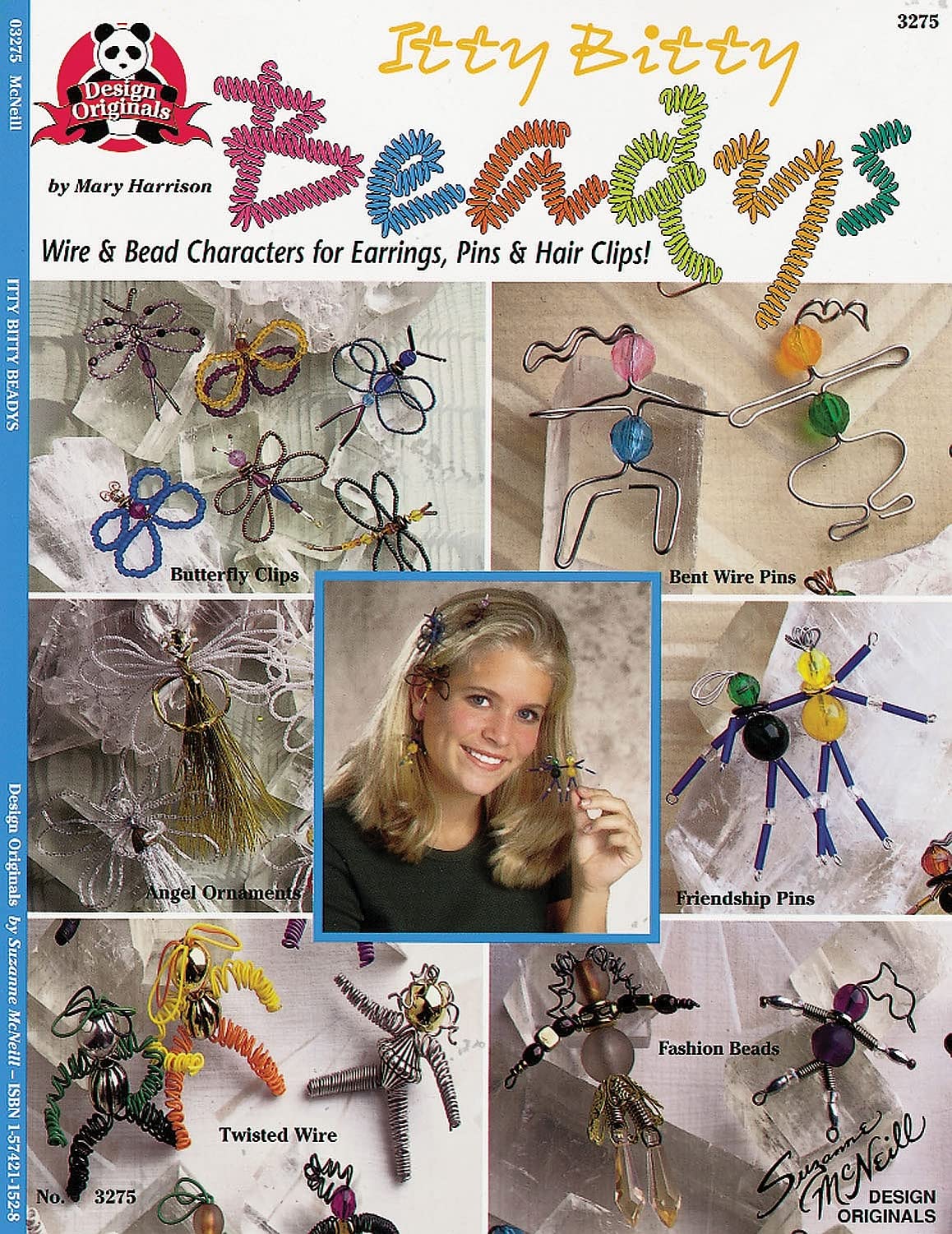 Itty Bitty Beadys: Wire & Bead Characters for Earrings, Pins & Hair Clips (Design Originals),New