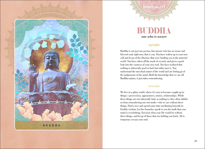 DK A Yogic Path Oracle Deck and Guidebook Keepsake Box Set - White