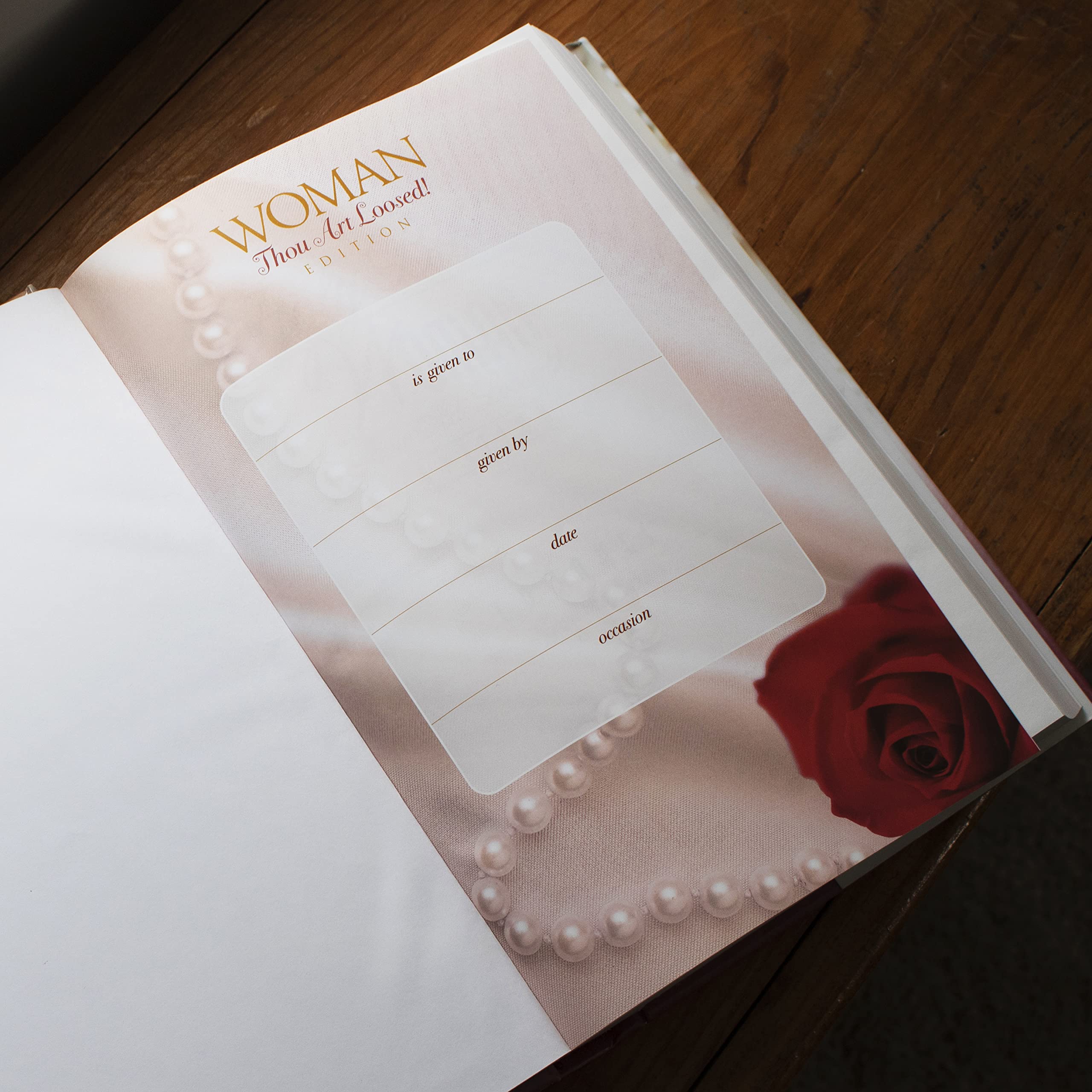 NKJV, Woman Thou Art Loosed, Hardcover, Red Letter: Holy Bible, New King James Version,New