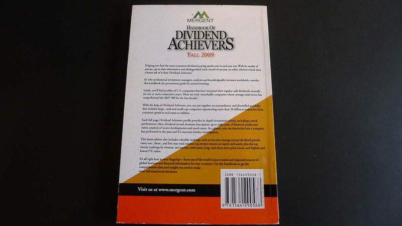 Mergent's Dividend Achievers (Summer, 2009),Used