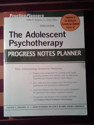 The Adolescent Psychotherapy,New