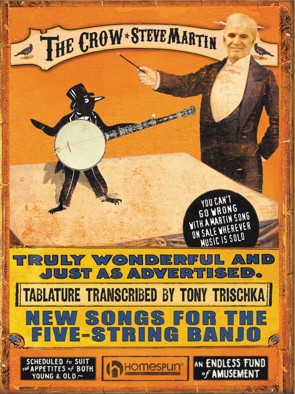 Steve Martin  The Crow: New Songs for the FiveString Banjo,New